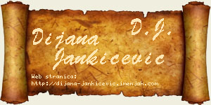 Dijana Jankićević vizit kartica